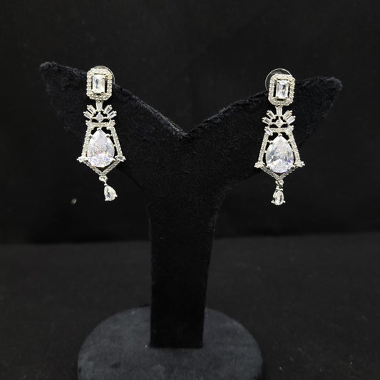 Drops Earrings White from Kallos Jewellery