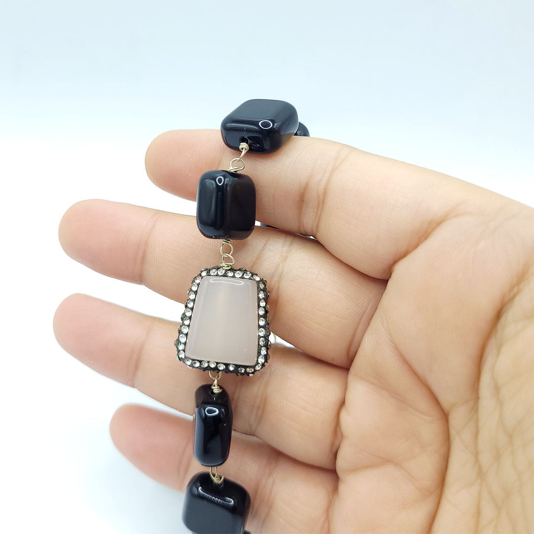 Stylish Adjustable Natural Stone Bracelet