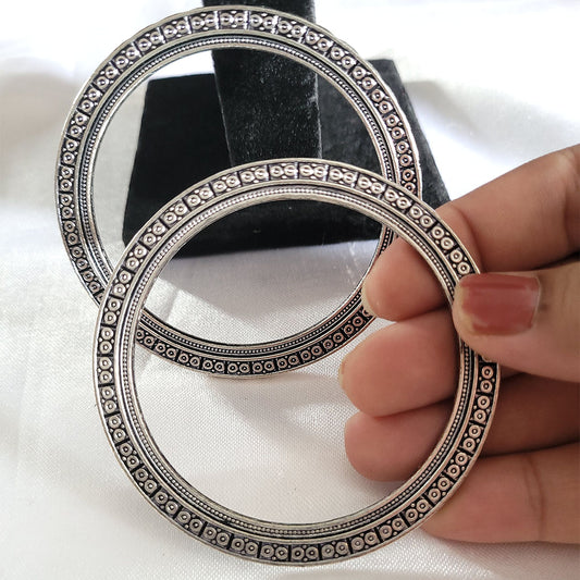 Oxidised German Silver Beautiful Bangles from Kallos Jewellery