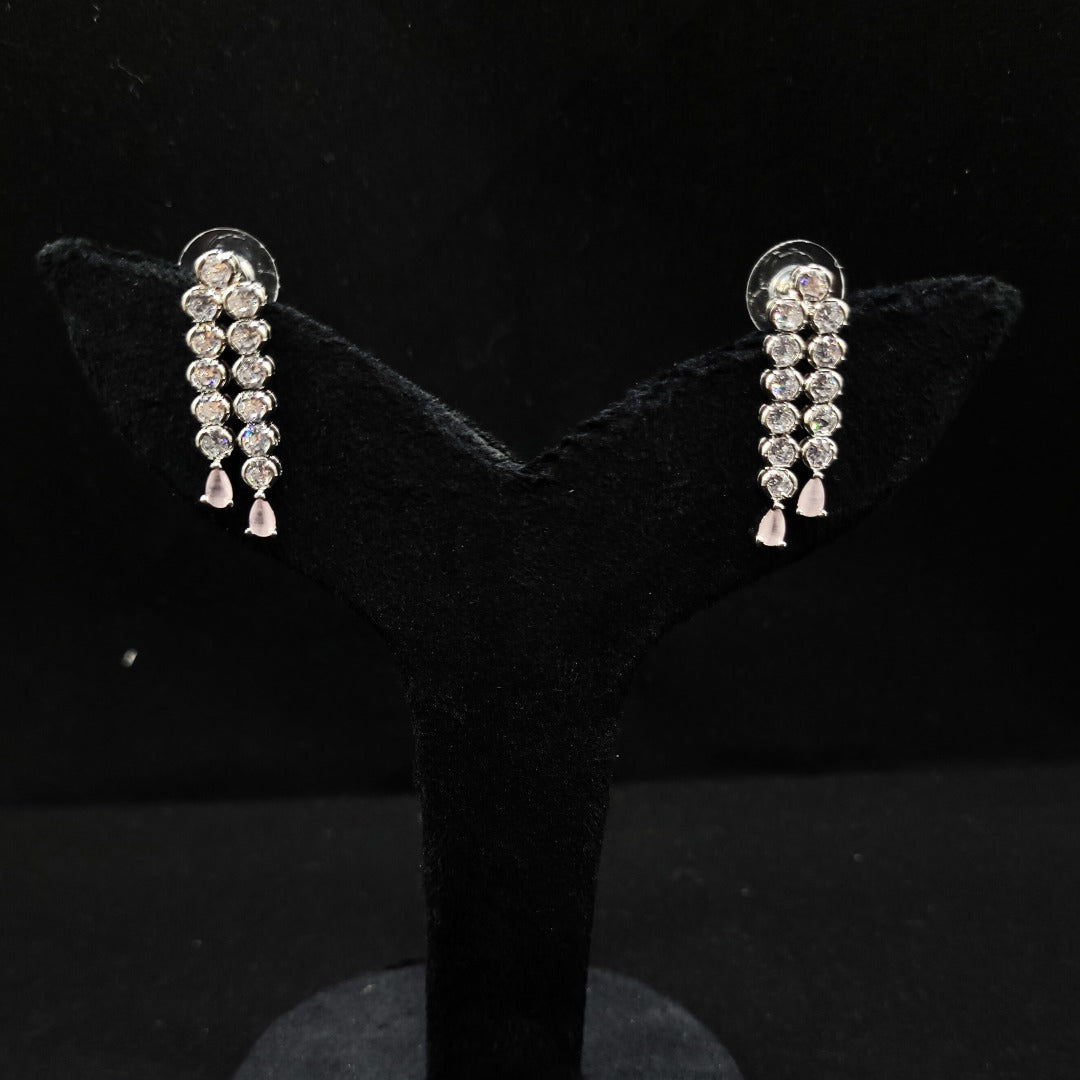 Pink Monalisa Earrings from Kallos Jewellery