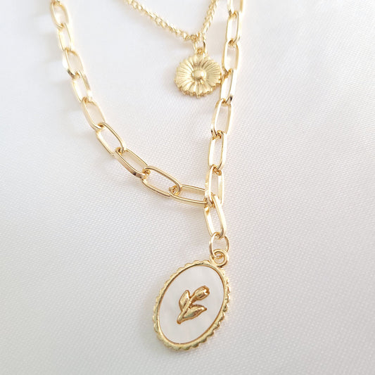 Western Chain Necklace with Beutiful Motif in Pendant from Kallos Jewellery