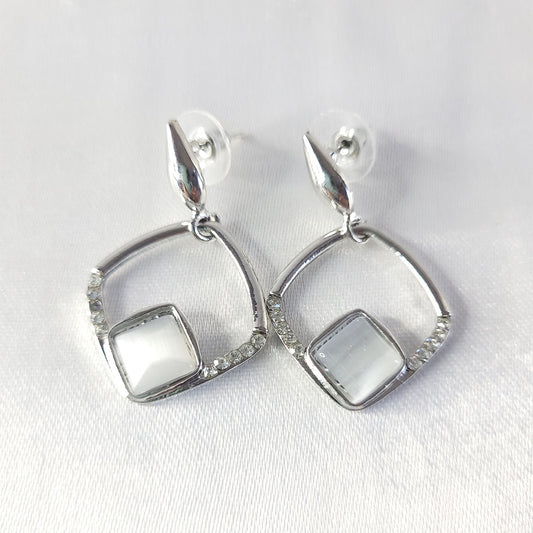 Western Diamond Shaped Drop Earrings from Kallos Jewellery