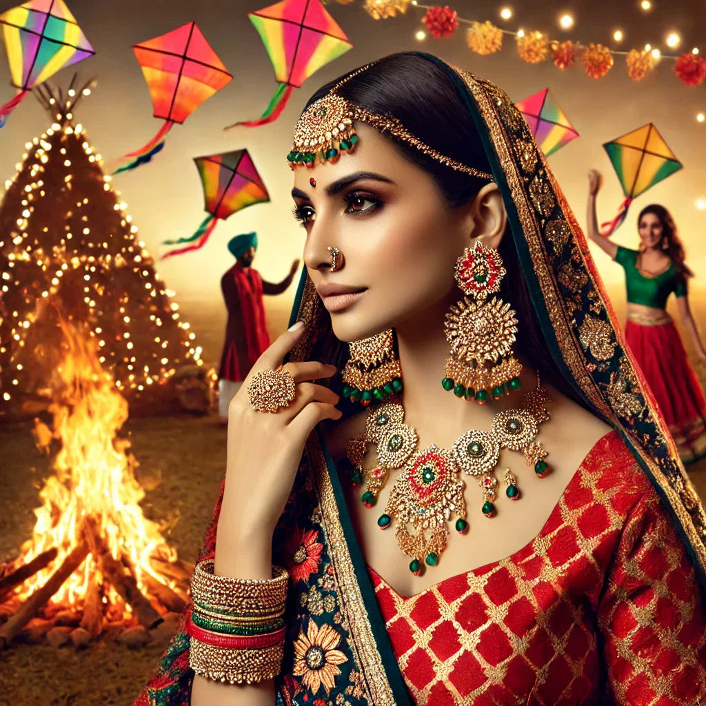 Shine Bright This Lohri and Makar Sankranti with Kallos Jewellery